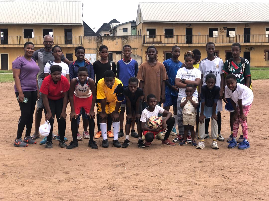 Coaches and athletes gathered at the academy