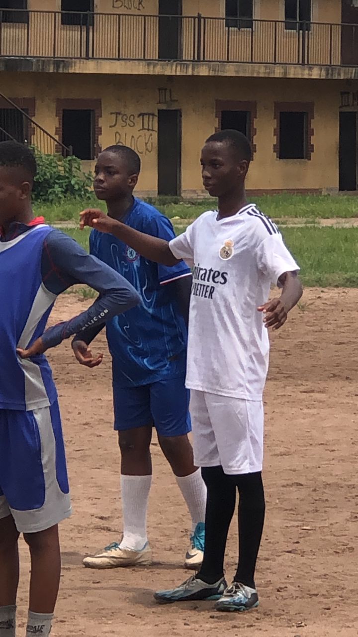 Academy players during a focused training drill